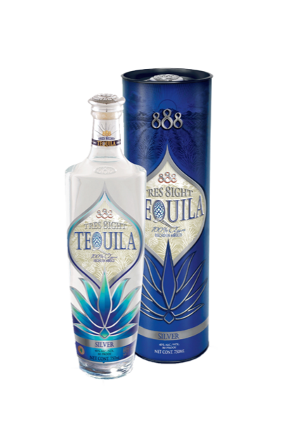 888 Tres Ochos Tequila Silver 750 ML