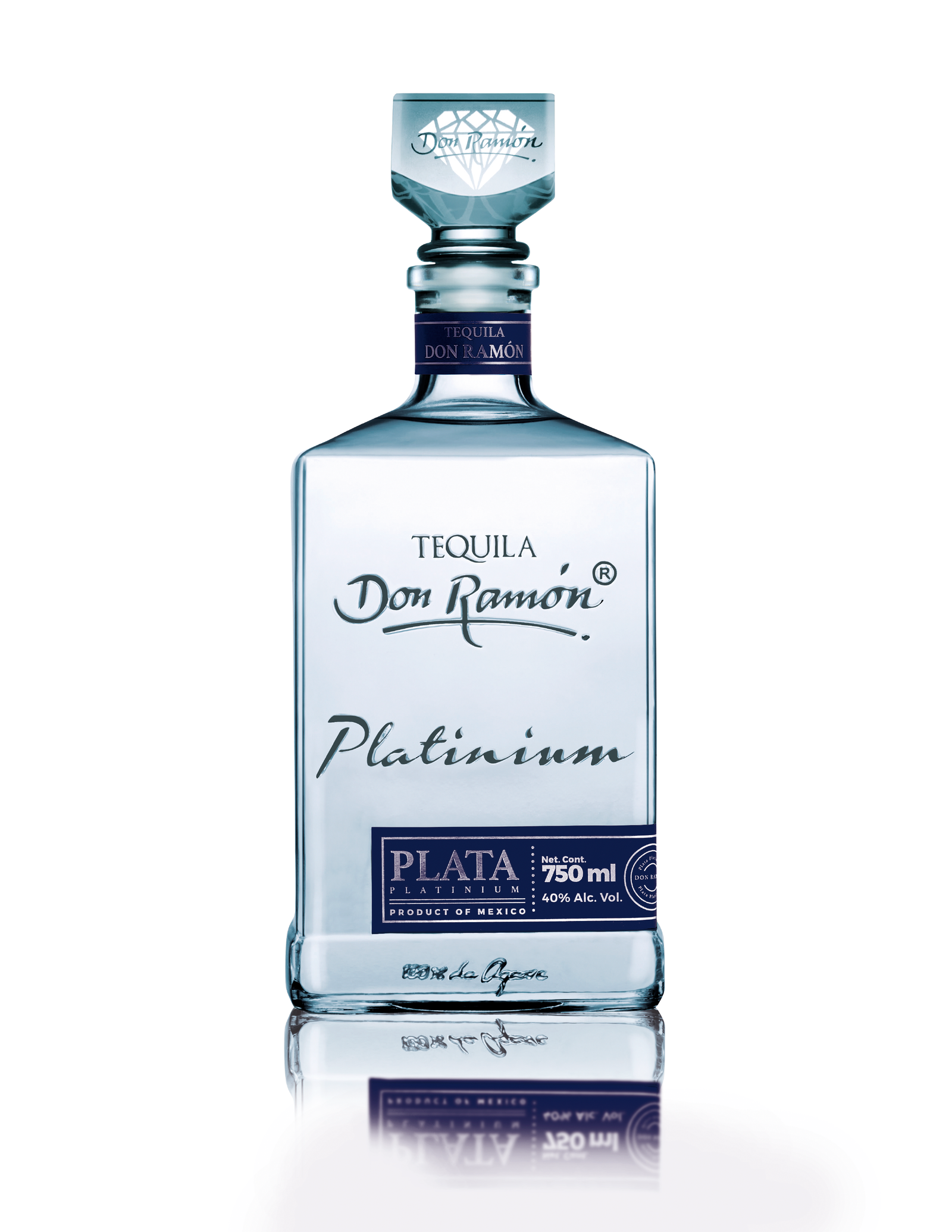 TEQUILA Don Ramón Platinum Tequila Don Ramón Platinium Silver 750 ML