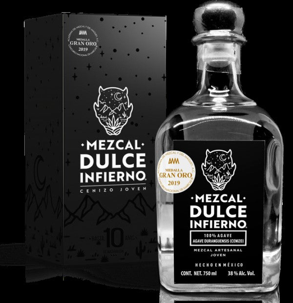 Mezcal Dulce Infierno  Joven 2X Distilled 750 ML